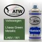 Preview: Volkswagen, Lhasa Green Metallic, LA6V / W1: 400ml Sprühdose, von ATW Autoteile West.